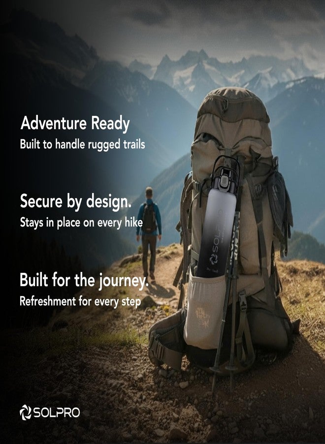 Solpro Ma Saudi Sipper Water Bottle 1000 ml, Leakproof BPA Free, Sipper Bottle for Kids, Men, Women, Adults for School, Office, College, Travel, Gym, Workout, Outdoor, Camping (White/Black) - Image 5